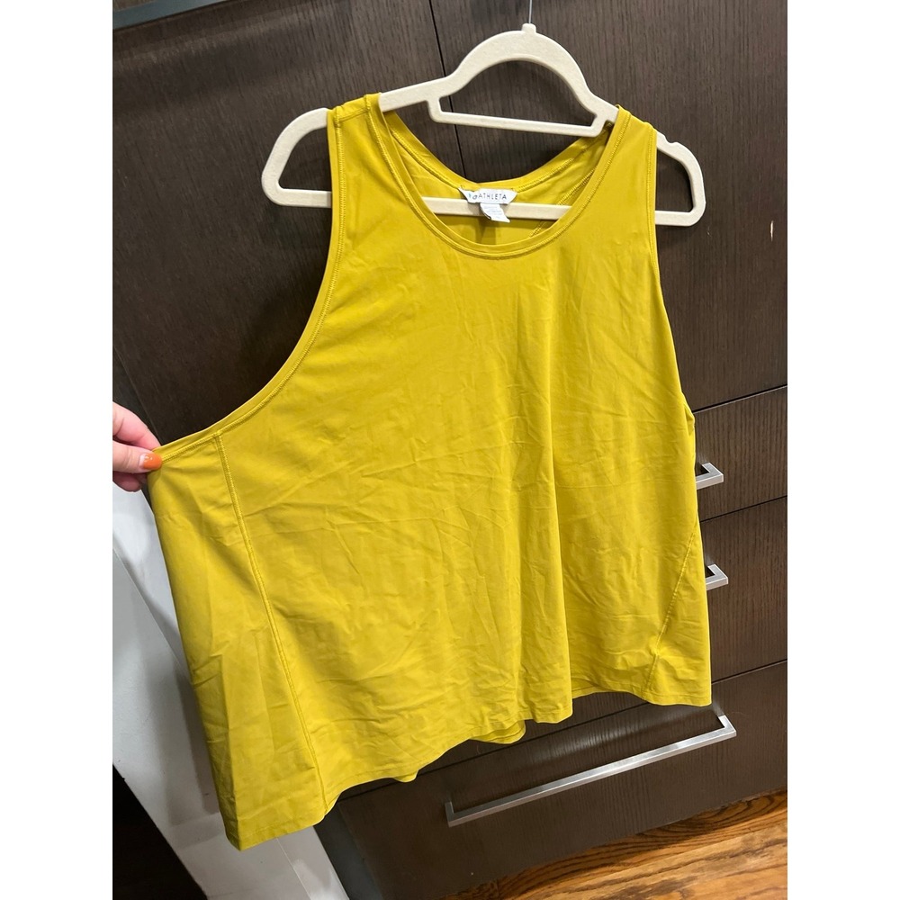 Athleta ultimate train tank camisole ultimate yellow‎ women's 3XL - Picture 2 of 4